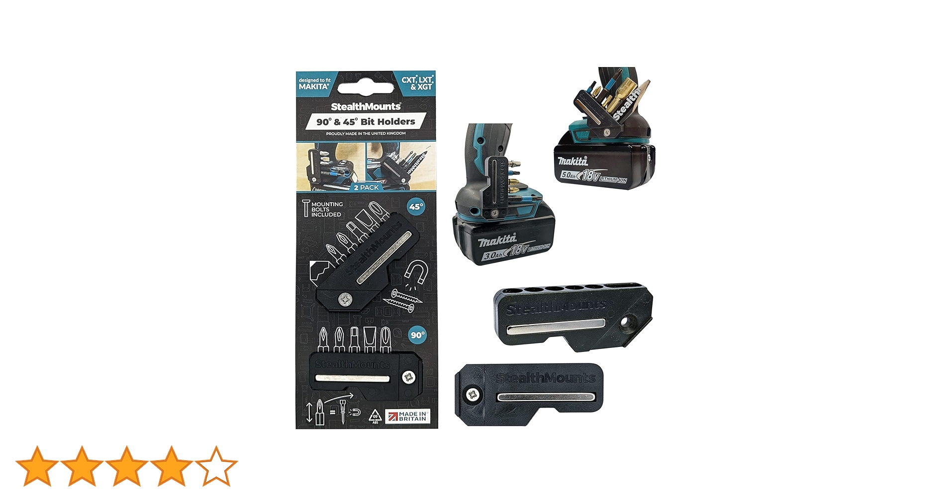 Amazon.co.jp: StealthMounts 4590 マグネットビットホルダー
